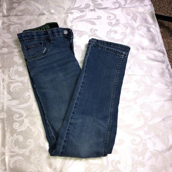Levi’s 511 Jeans 16 Big Kids Light Wash Denim 27 X 29 Boys Stretch Adjust - Picture 6 of 6